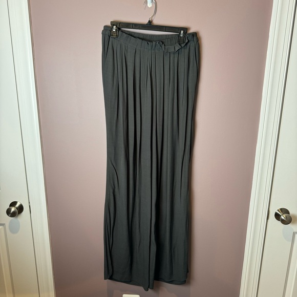 Harlyn Sabie Anthropologie Gray Wide Leg Pants S - Picture 3 of 12